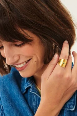 Des Petit Hauts Bague Pampy ONYX VERT Sale