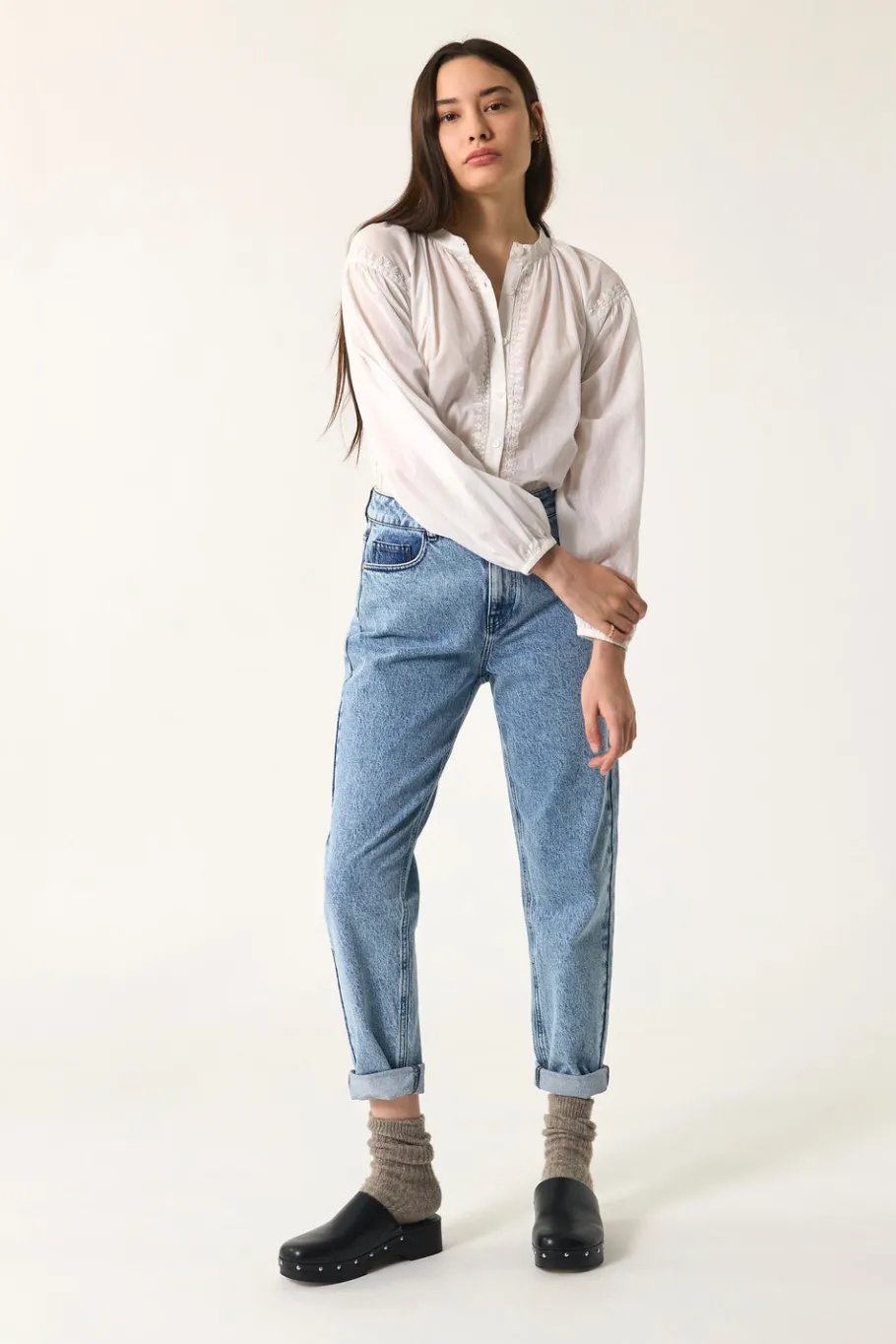 Des Petit Hauts Blouse Renee ECRU New