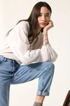 Des Petit Hauts Blouse Renee ECRU New