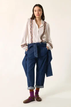 Des Petit Hauts Blouse Reneto ECRU Clearance