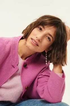 Des Petit Hauts Boucles D'Oreilles Paelo KUNZITE Discount