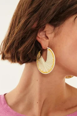Des Petit Hauts Boucles D'Oreilles Pitchata ECRU/MIMOSA Best