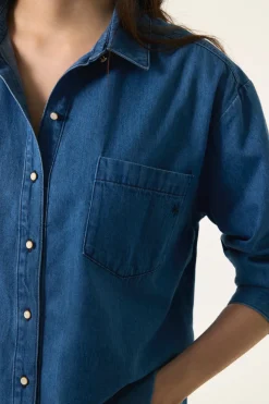 Des Petit Hauts Chemise Loubert MIDDLE BLUE