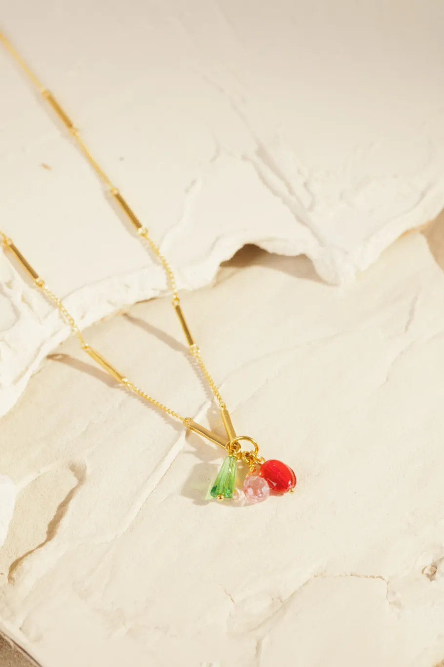 Des Petit Hauts Collier Pampille OR/MULTICO Discount