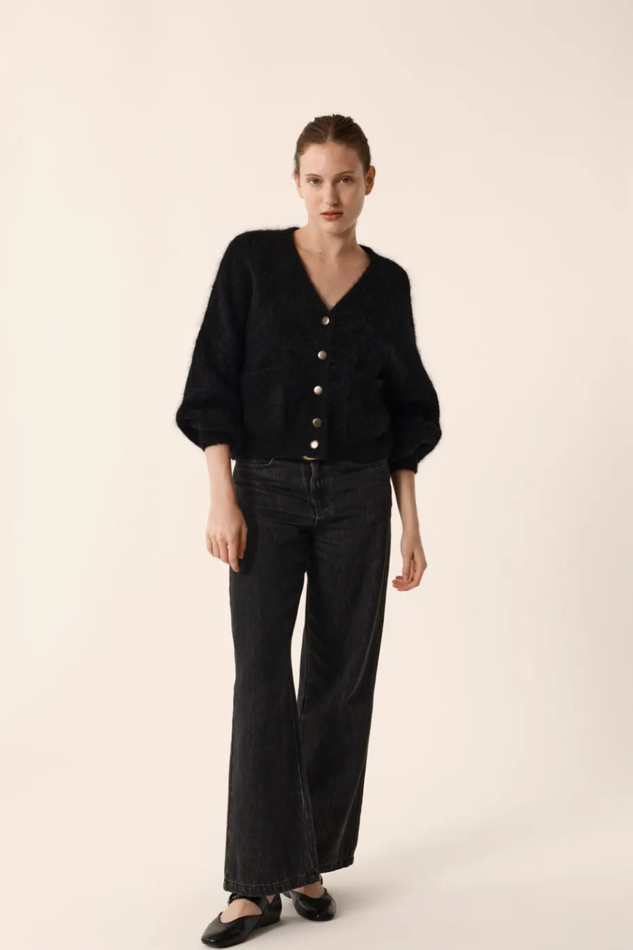 Des Petit Hauts Gilet Alouise NOIR New