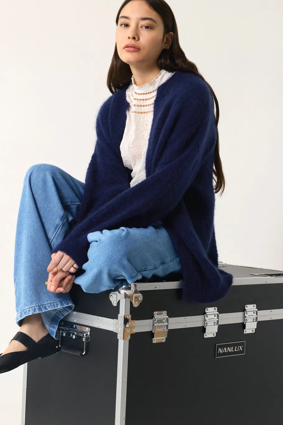 Des Petit Hauts Gilet Altea MARINE Discount