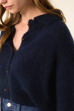 Des Petit Hauts Gilet Anouk MARINE Hot