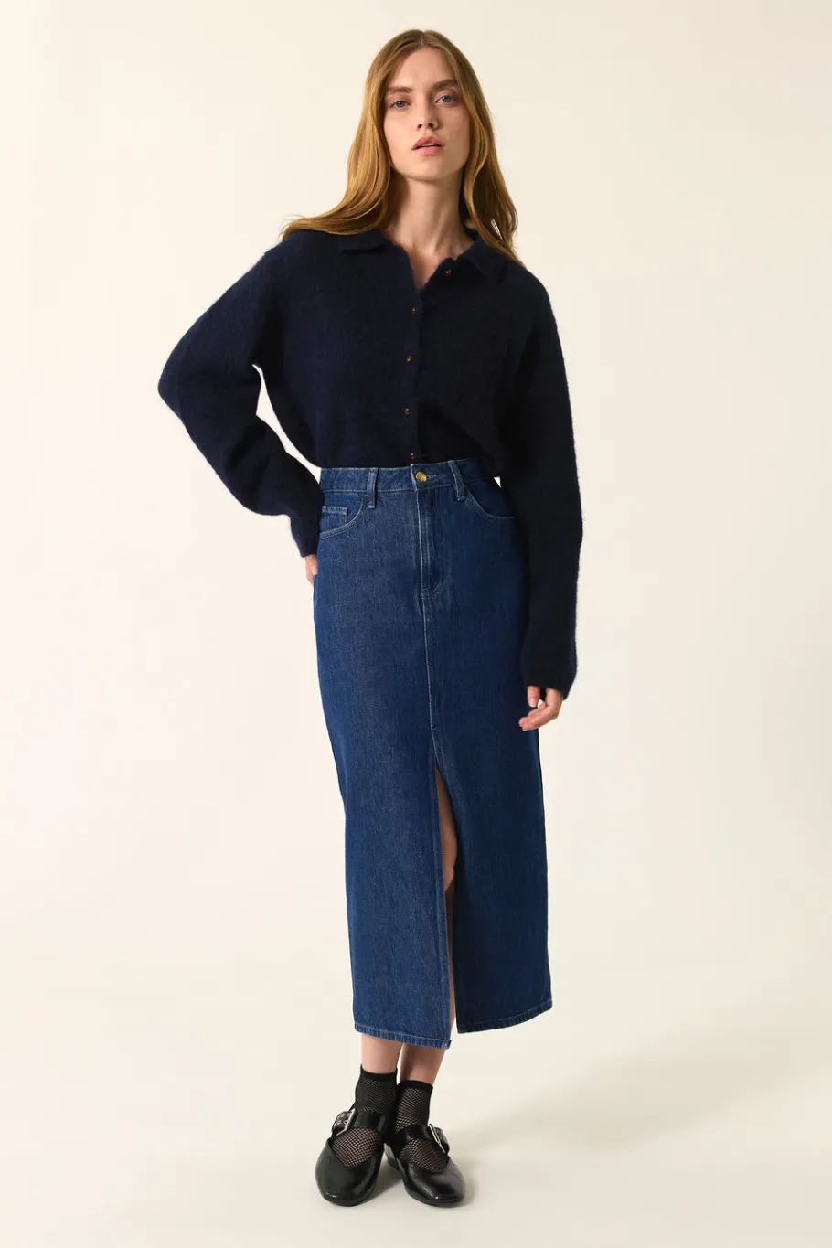 Des Petit Hauts Gilet Anouk MARINE Hot