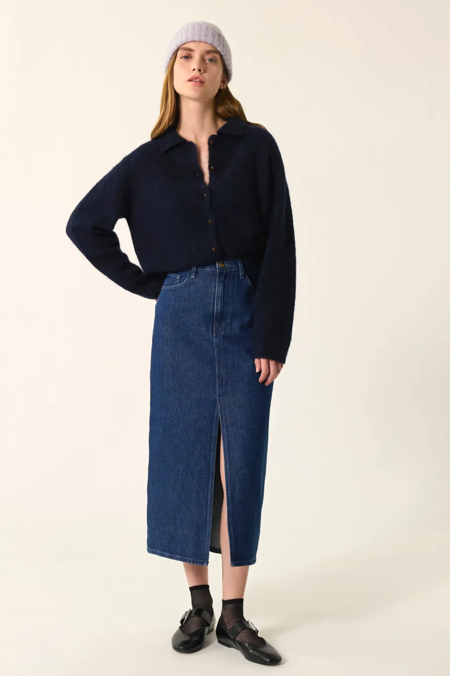 Des Petit Hauts Gilet Anouk MARINE Hot