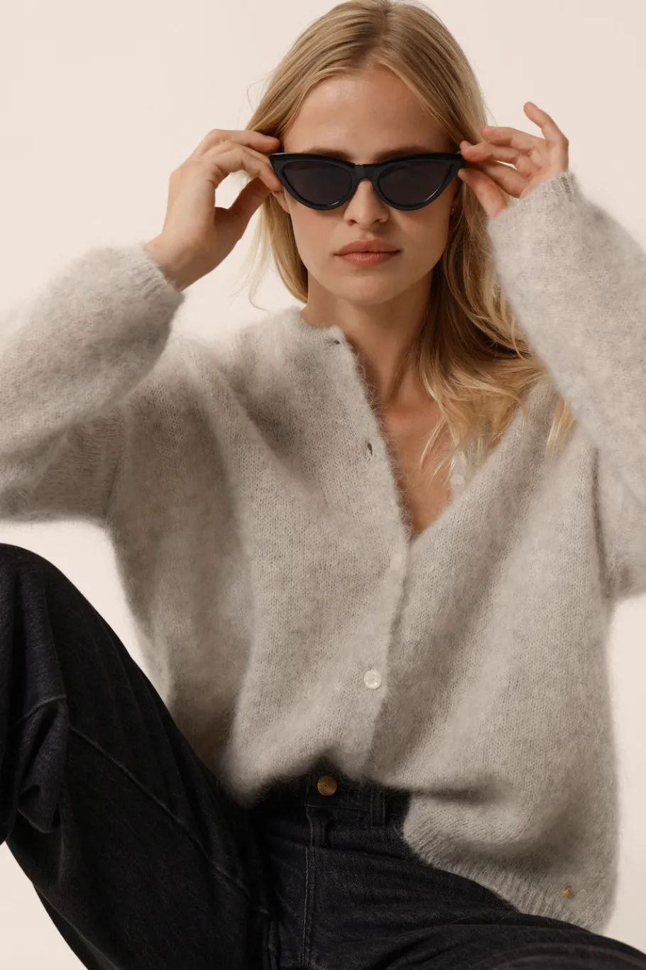 Des Petit Hauts Gilet Bea GRIS CHINE Best