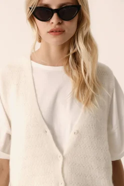 Des Petit Hauts Gilet Bernie CREME Sale