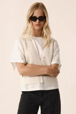 Des Petit Hauts Gilet Bernie CREME Sale