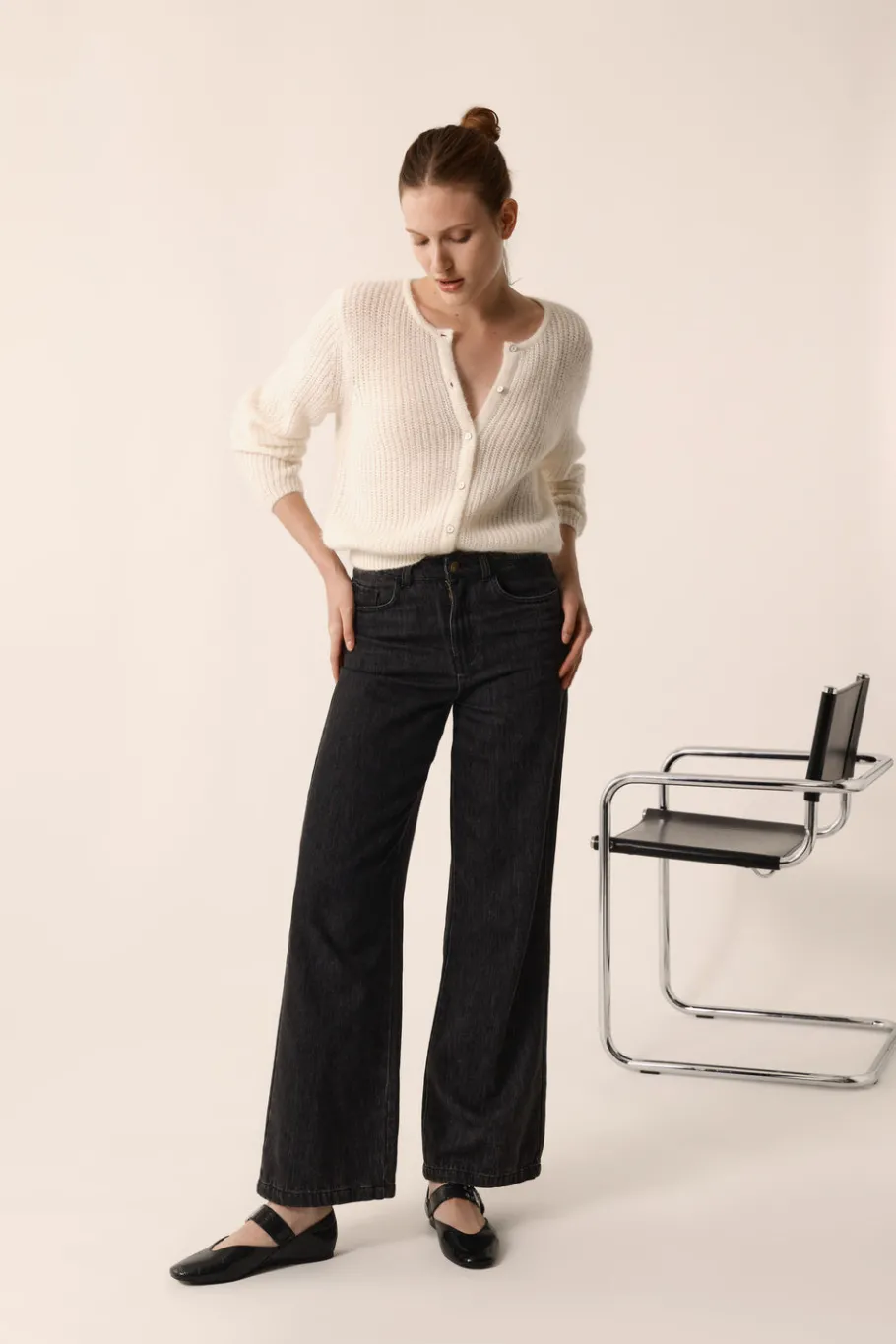 Des Petit Hauts Gilet Bully ECRU Discount