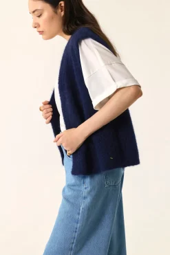 Des Petit Hauts Gilet Bunny MARINE Sale