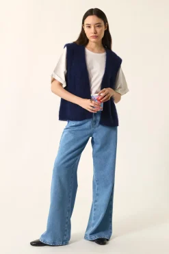 Des Petit Hauts Gilet Bunny MARINE Sale