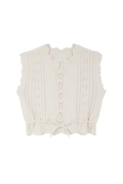 Des Petit Hauts Gilet Dolly CREME Discount