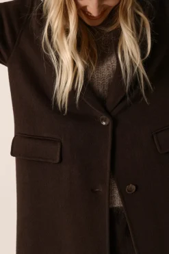 Des Petit Hauts Manteau Neron OURS New