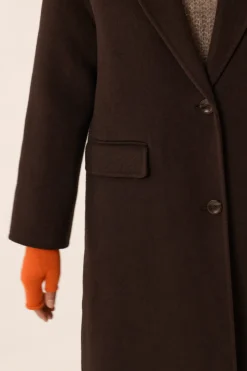 Des Petit Hauts Manteau Neron OURS New