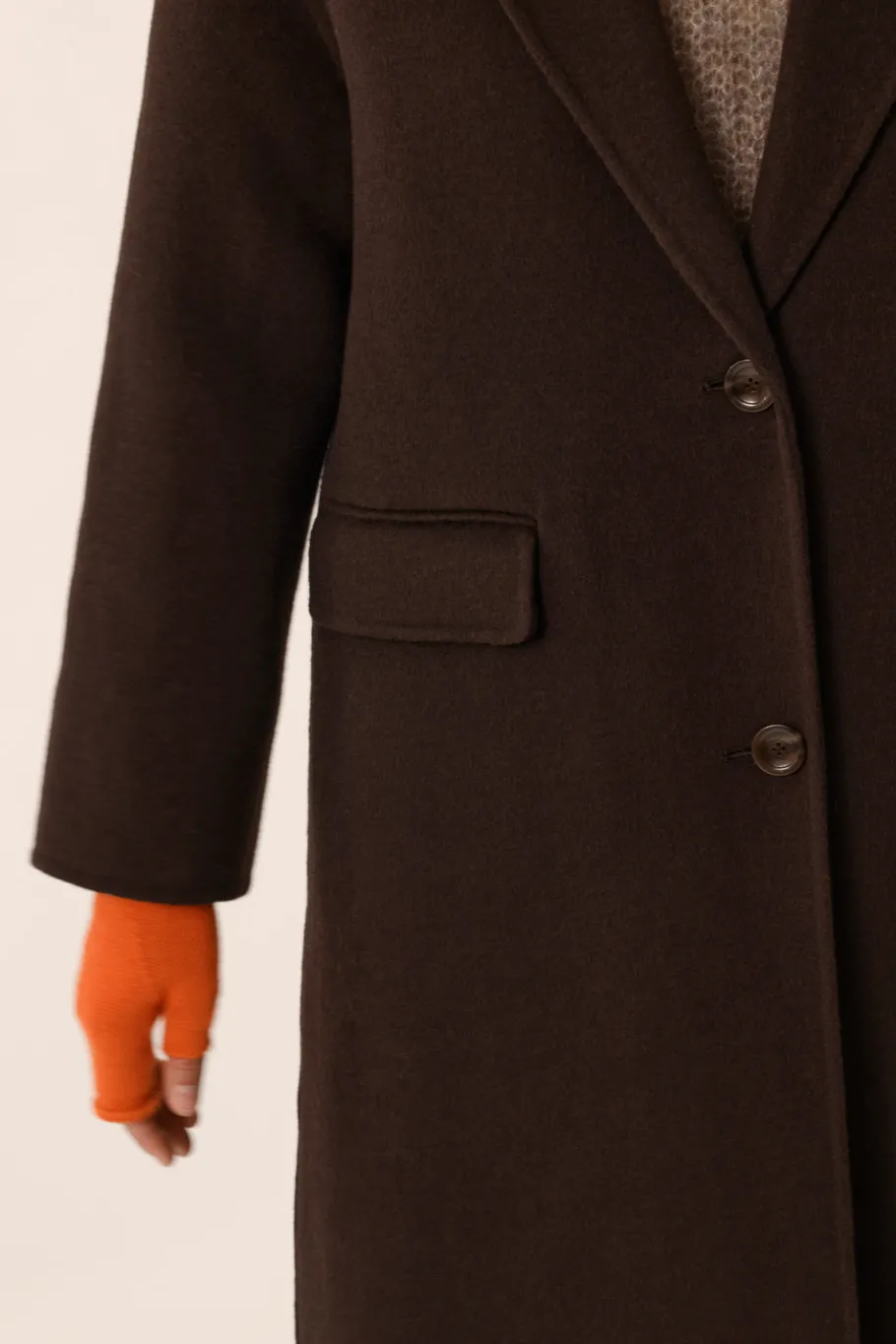 Des Petit Hauts Manteau Neron OURS New