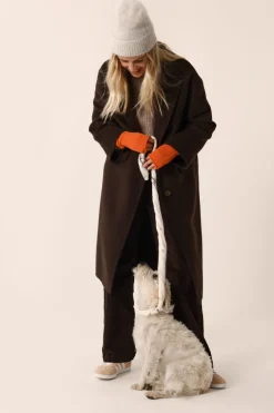 Des Petit Hauts Manteau Neron OURS New