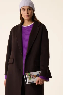 Des Petit Hauts Manteau Neron OURS New