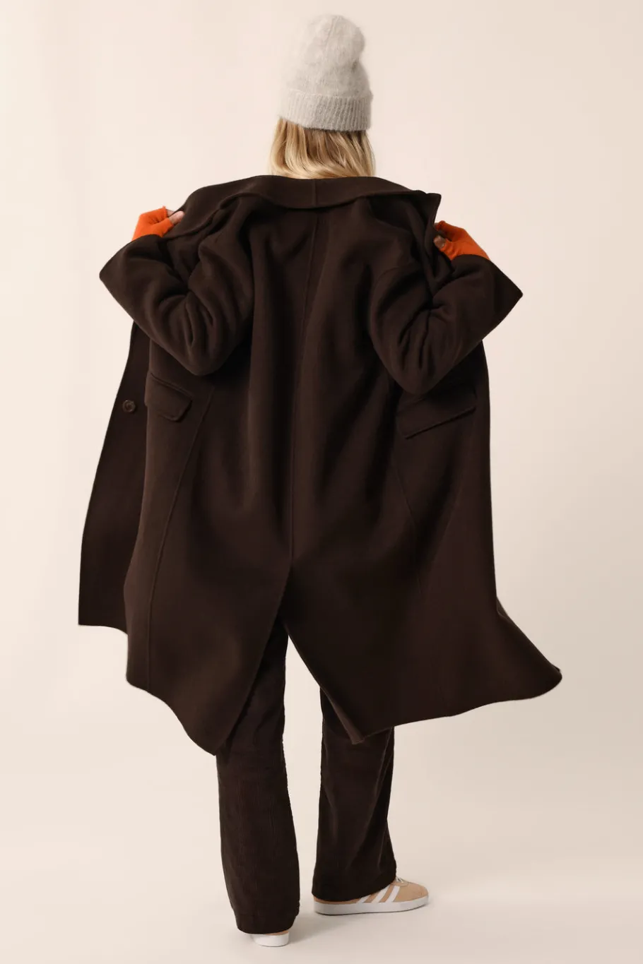 Des Petit Hauts Manteau Neron OURS New