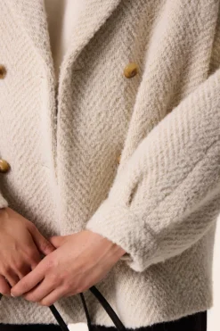 Des Petit Hauts Manteau Yago CREME Best