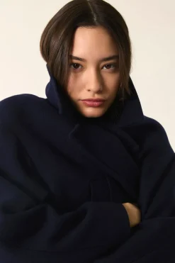 Des Petit Hauts Manteau Yasmine MARINE Online