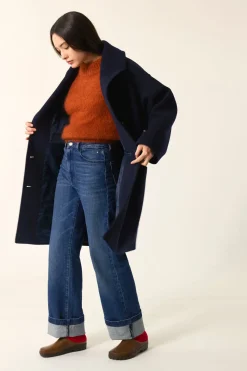 Des Petit Hauts Manteau Yasmine MARINE Online