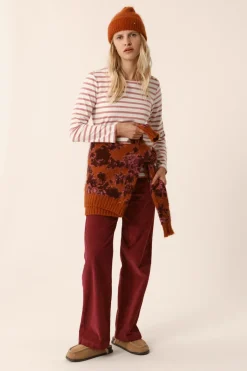 Des Petit Hauts Marinière Filipette ECRU/COMPOTE Discount