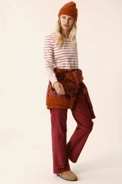 Des Petit Hauts Marinière Filipette ECRU/COMPOTE Discount