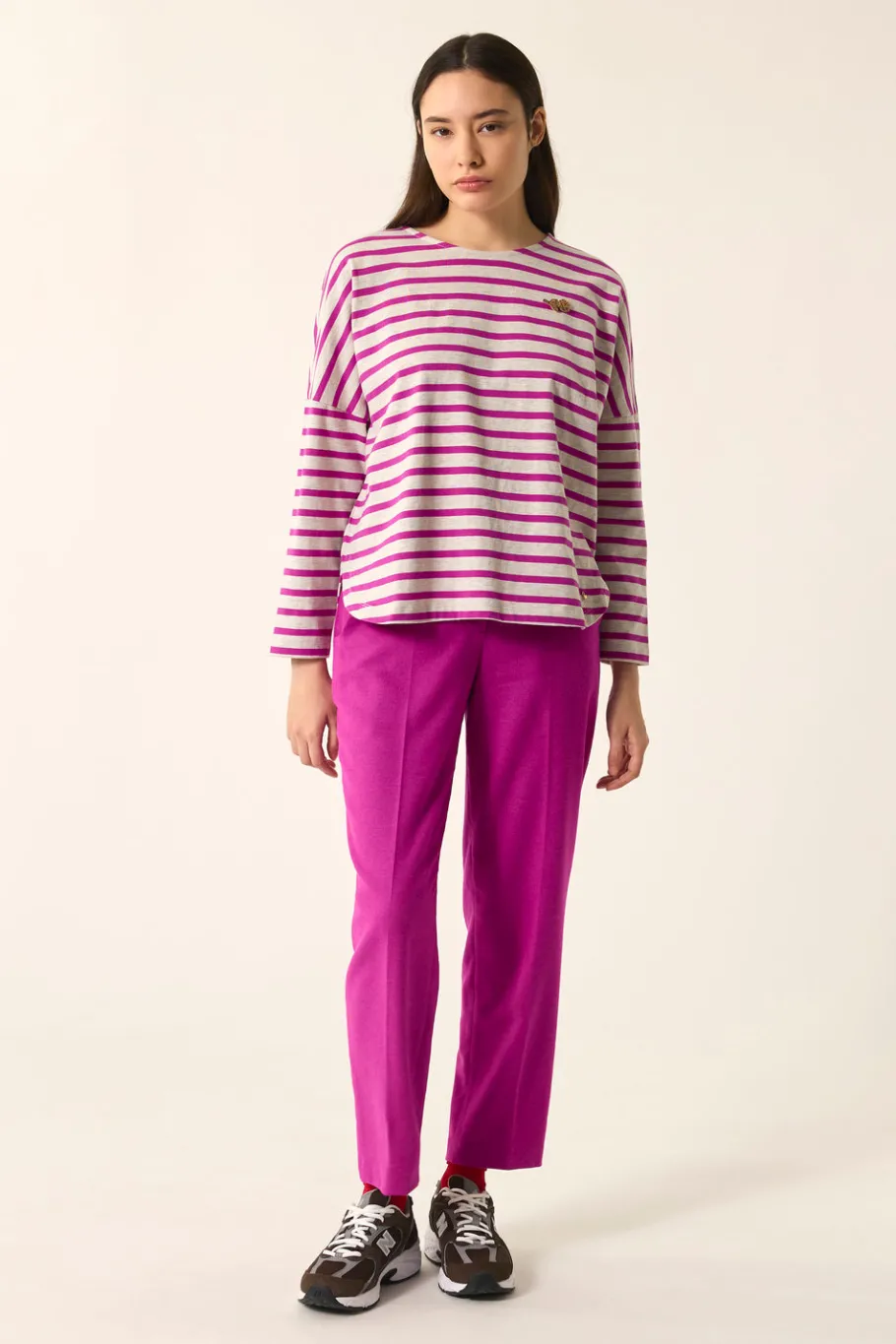 Des Petit Hauts Marinière Filly BEIGE/LUPIN New