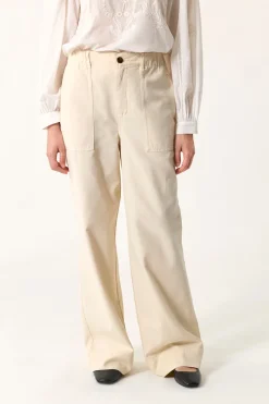 Des Petit Hauts Pantalon Elaia ECRU Sale