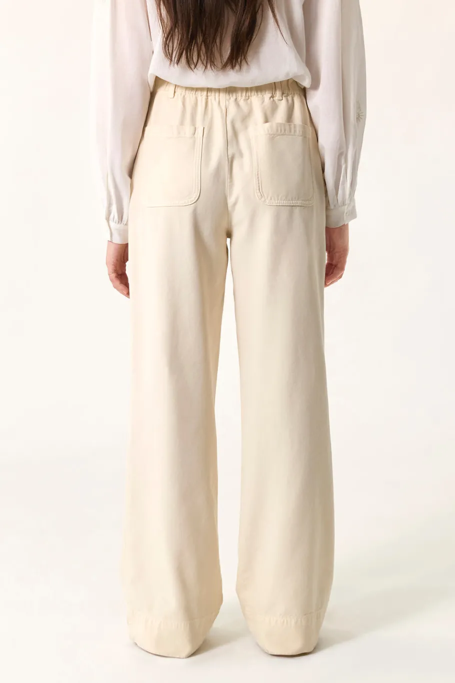 Des Petit Hauts Pantalon Elaia ECRU Sale