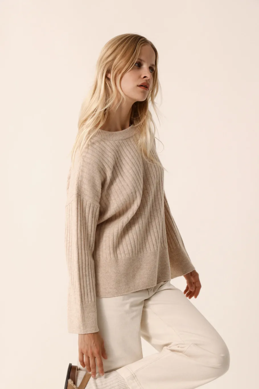 Des Petit Hauts Pull Aristou LATTE Hot