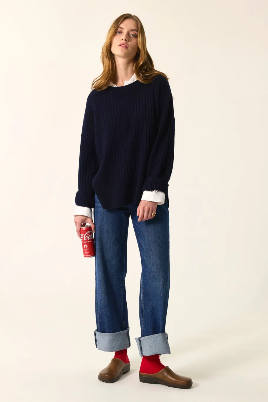 Des Petit Hauts Pull Aristou MARINE Hot