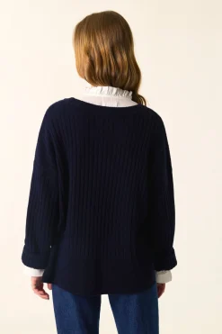 Des Petit Hauts Pull Aristou MARINE Hot