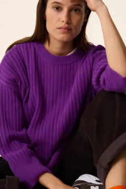 Des Petit Hauts Pull Aristou VIOLETTE Clearance