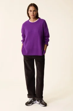 Des Petit Hauts Pull Aristou VIOLETTE Clearance