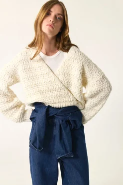 Des Petit Hauts Pull Astro CREME Hot