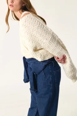 Des Petit Hauts Pull Astro CREME Hot