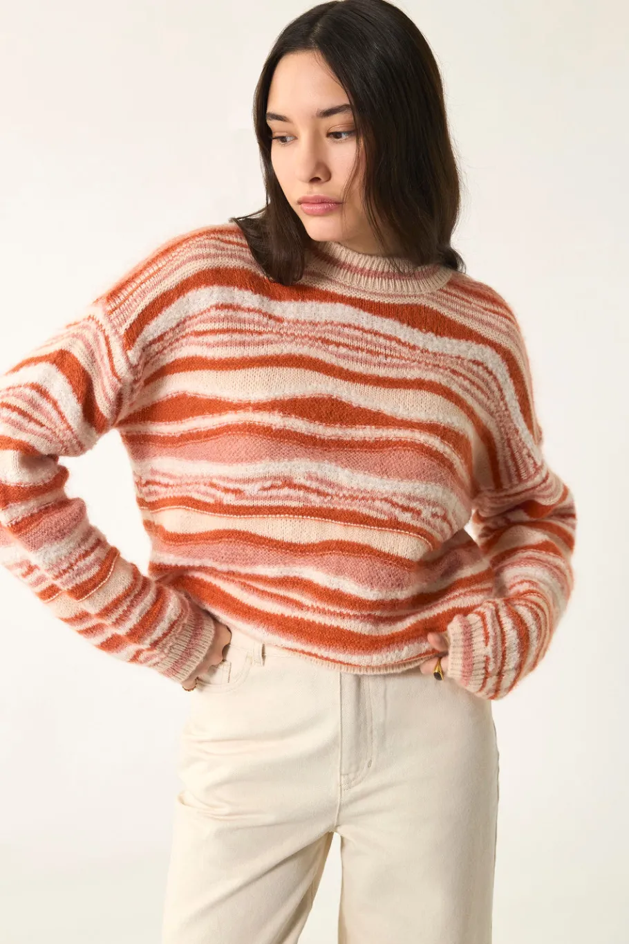 Des Petit Hauts Pull Axelle PAYSAGE New