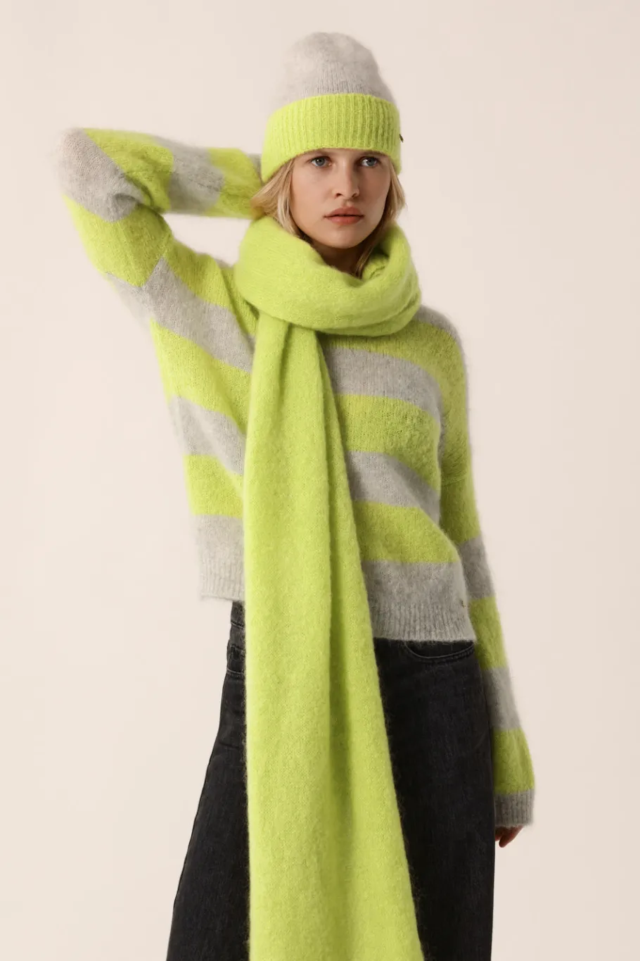 Des Petit Hauts Pull Banelle GRIS CHINE/LUCIOLE Online