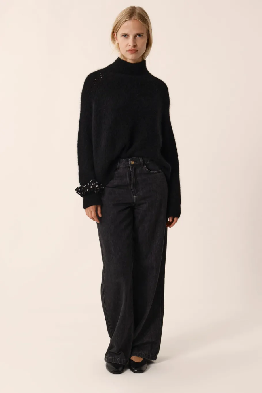 Des Petit Hauts Pull Bergamote NOIR Online