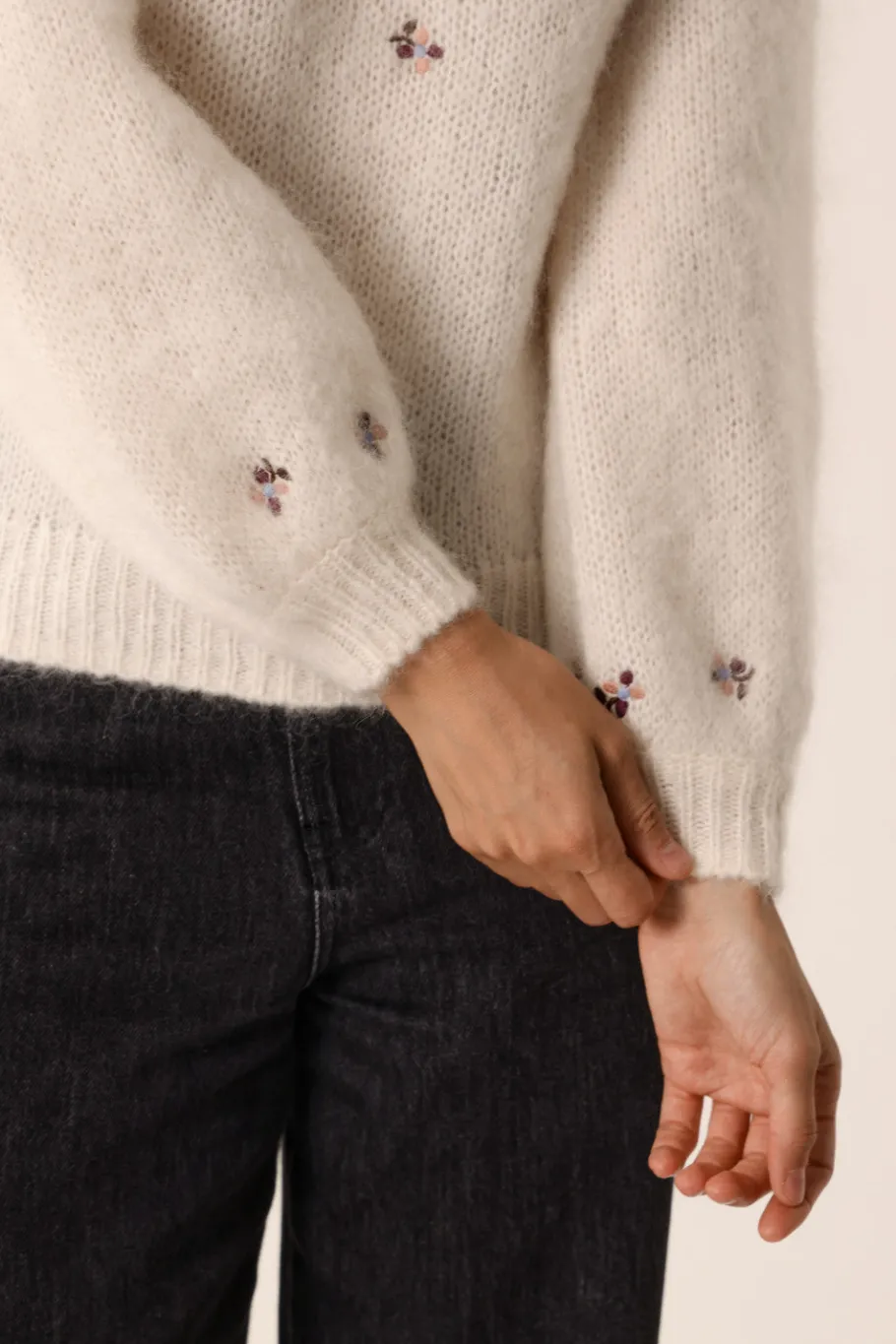 Des Petit Hauts Pull Bouda CREME New