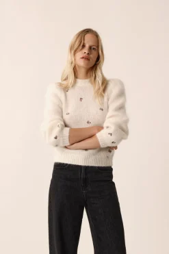Des Petit Hauts Pull Bouda CREME New