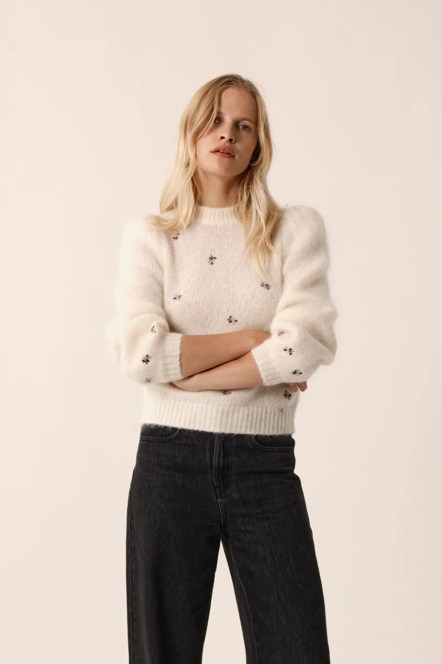 Des Petit Hauts Pull Bouda CREME New