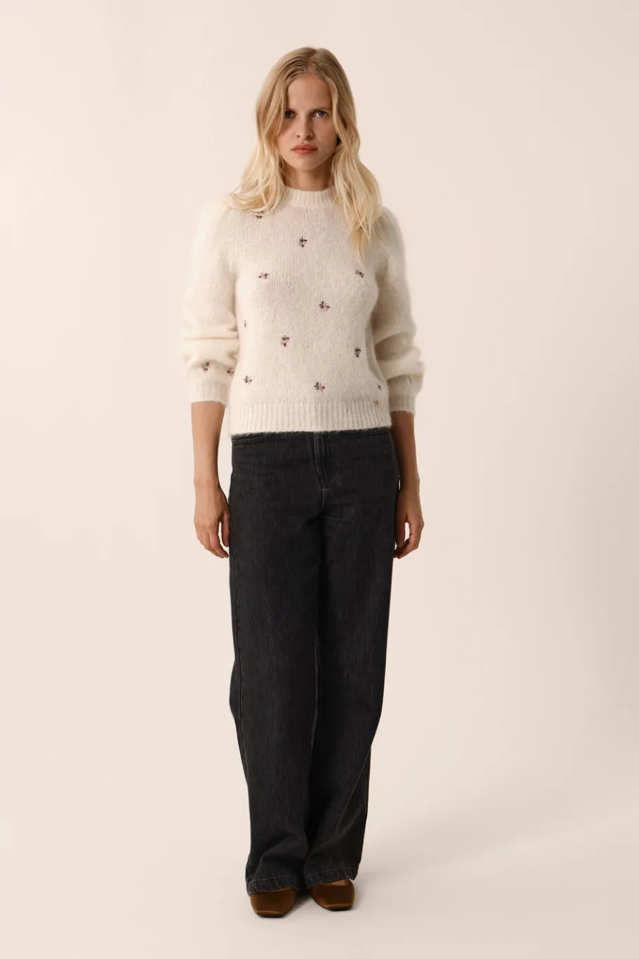 Des Petit Hauts Pull Bouda CREME New