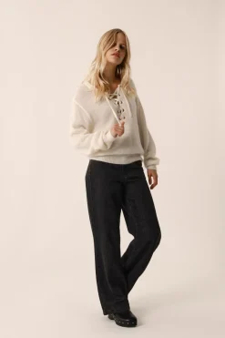 Des Petit Hauts Pull Buchette ECRU Outlet