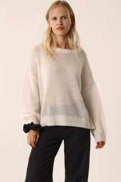 Des Petit Hauts Pull Bulon ECRU Sale